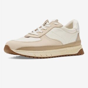 Madewell Kickoff Trainer Sneakers in Neutral Colorblock Leather NWOB Size 9.5
